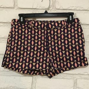 Size 4 short—tribal print